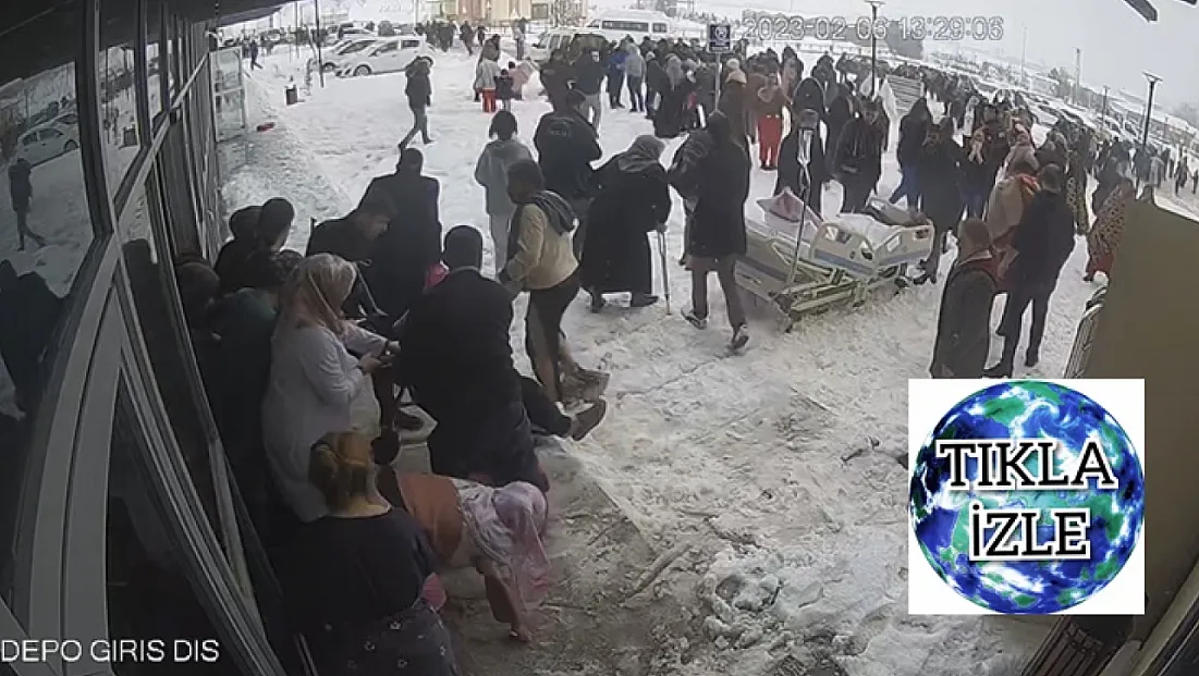 7.6’lık Depremde Hastanede Can Pazarı: Tahliye Anları Kamerada