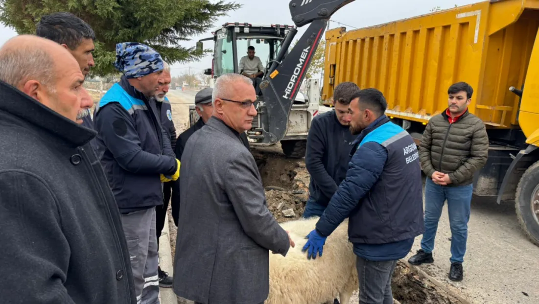 Arguvan’da doğalgaz çalışmaları başladı