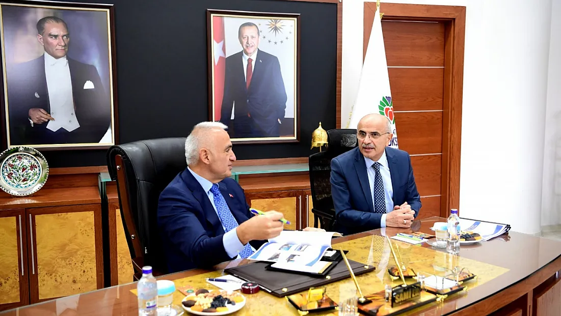 Bakan Ersoy’dan Başkan Er’e Ziyaret