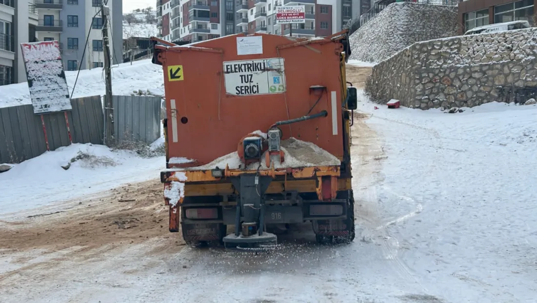 Battalgazi Belediyesi’nden Kar Yağışına Anında Müdahale