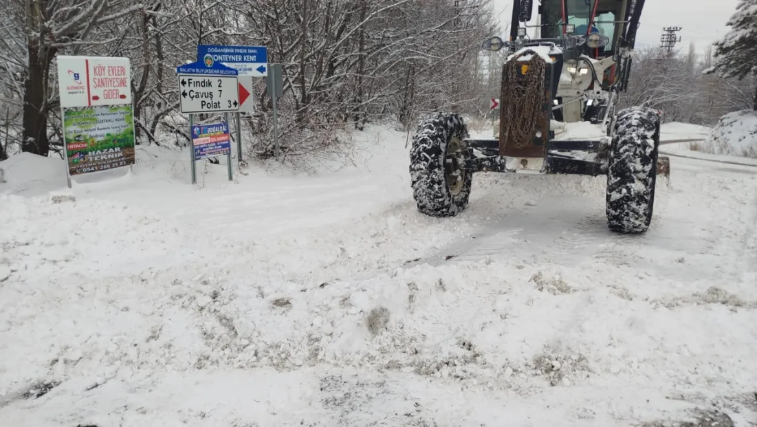 Darende’de Olumsuz Hava Taşımalı Eğitimi Durdurdu