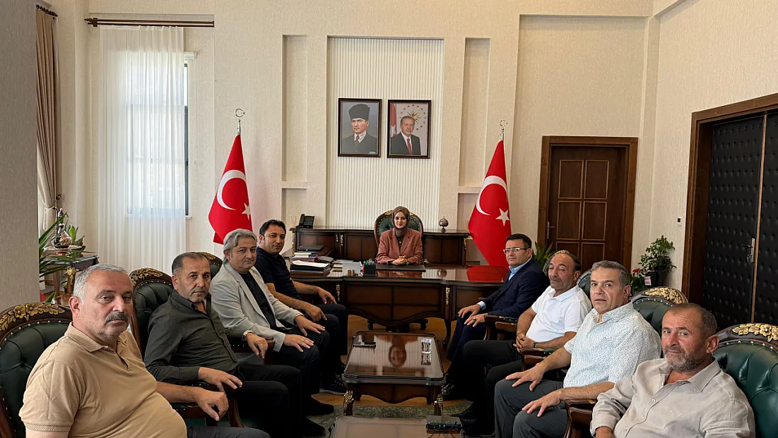 Kuluncak’ta Protokol Buluşması: Başkan Cengiz’den Kaymakam Bayguş’a Ziyaret