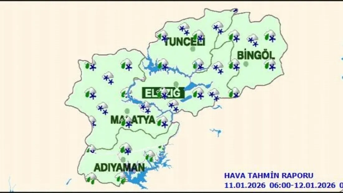 Malatya’da Kar ve Buzlanma Alarmı