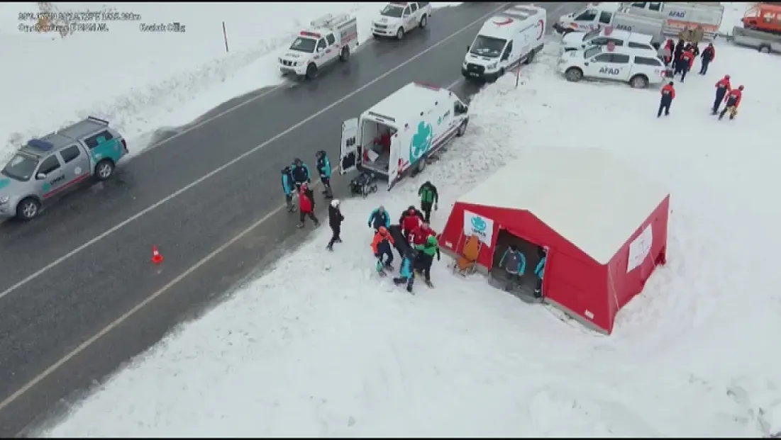 Olası Çığ Felaketine Karşı Malatya’da Gerçeğini Aratmayan Tatbikat