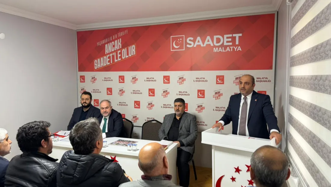 Saadet Partisi Malatya İl Başkanlığı Kasım Ayı İl Divan Toplantısı Coşkuyla Gerçekleştirildi