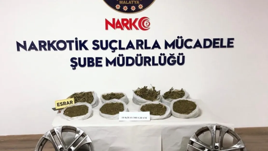 10 kilo Kubar esrar ele geçilrildi