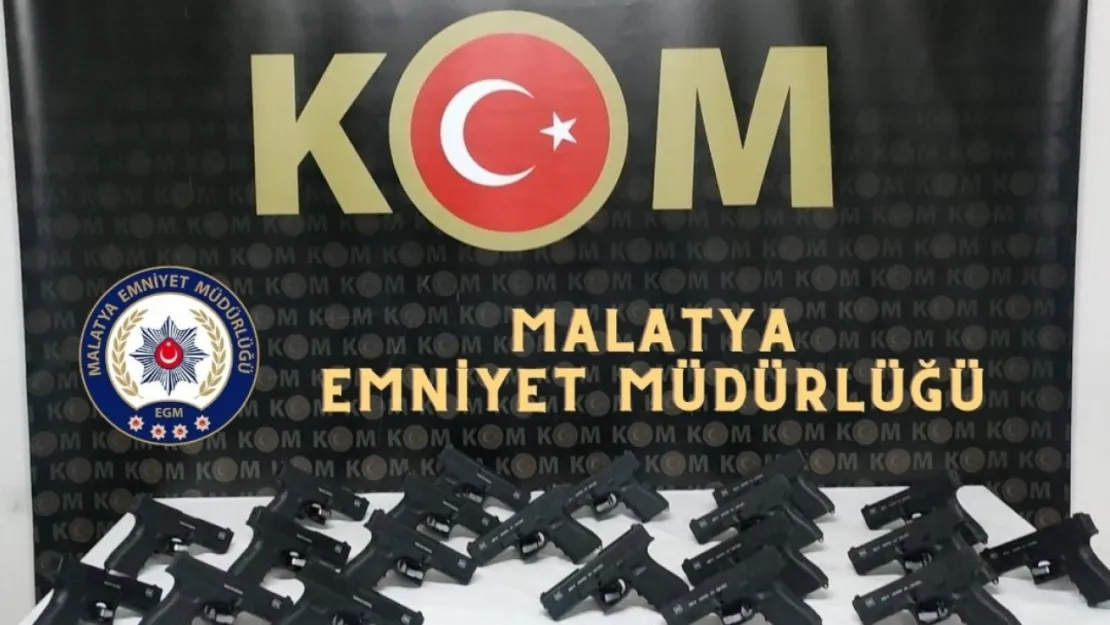 20 adet GLOCK marka silah ele geçirildi