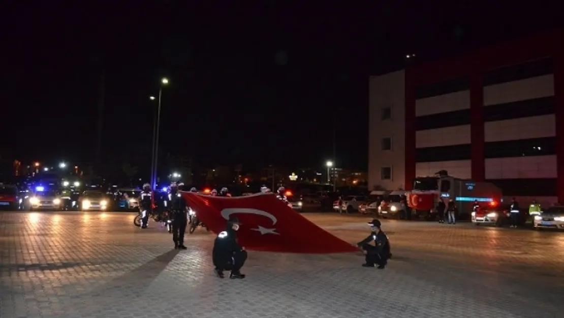 23 Nisan Malatya il Emniyet Müdürlüğünde düzenlenen konvoyla kutlandı