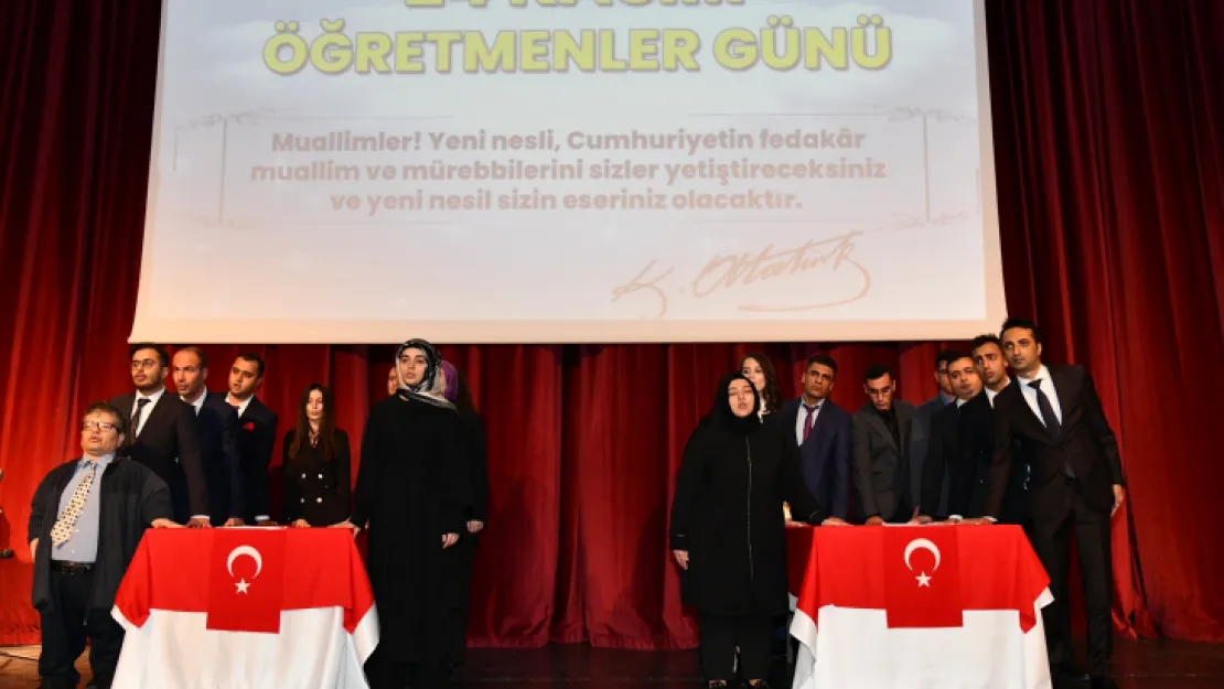 '24 Kasım Öğretmenler Günü' Kutlama Programı Düzenlendi