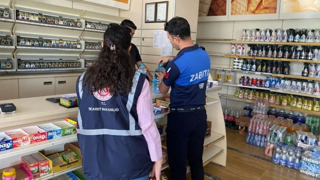 45 markette su denetimi: Satış faturalarında aykırılık tespit edildi