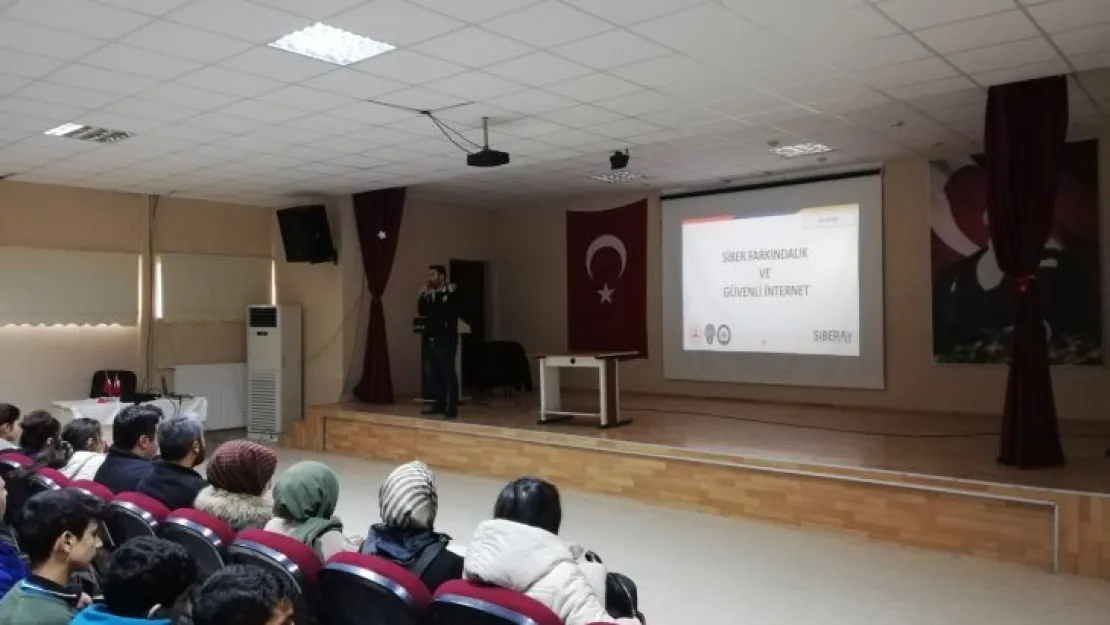 600 kişiye yönelik güvenli ve bilinçli internet kullanımı bilgilendirme faaliyeti