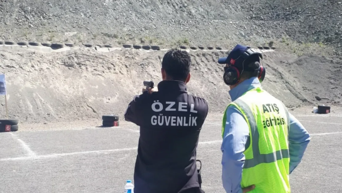 631 özel güvenlik görevlisine uygulamalı eğitim verildi.