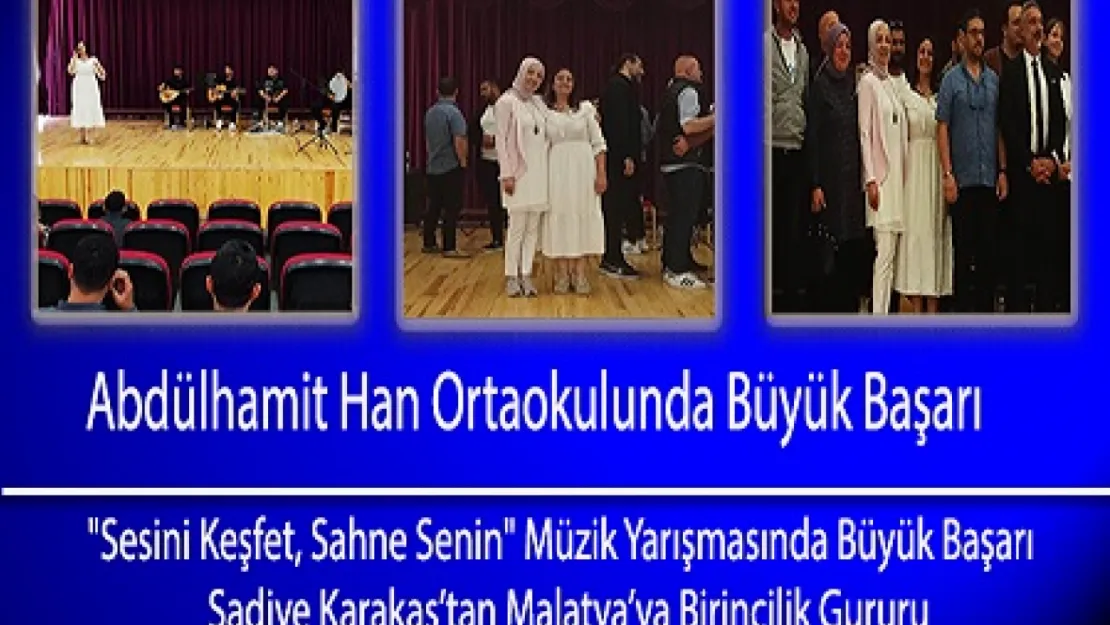 Abdülhamit Han Ortaokulunda Büyük Başarı