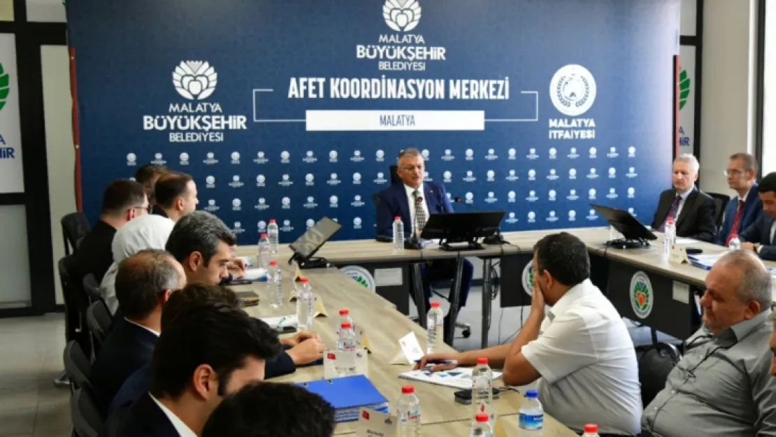 Afet Koordinasyon Toplantısı, Vali Yazıcı Başkanlığında Gerçekleştirdi