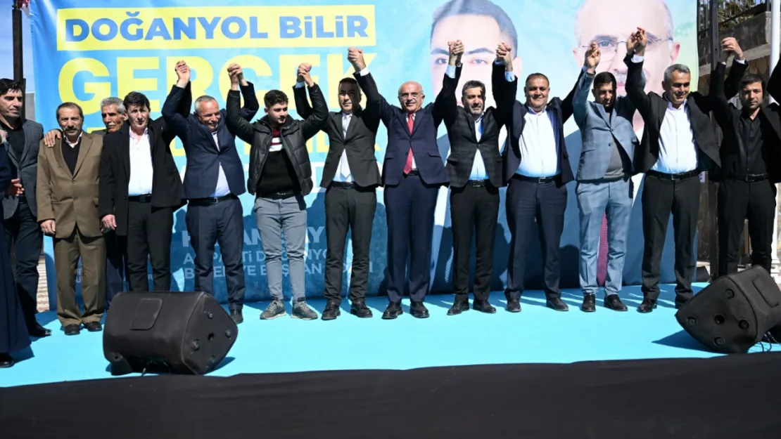 AK Parti Büyükşehir Belediye Başkan Adayı Sami Er, Doğanyol İlçesindeydi