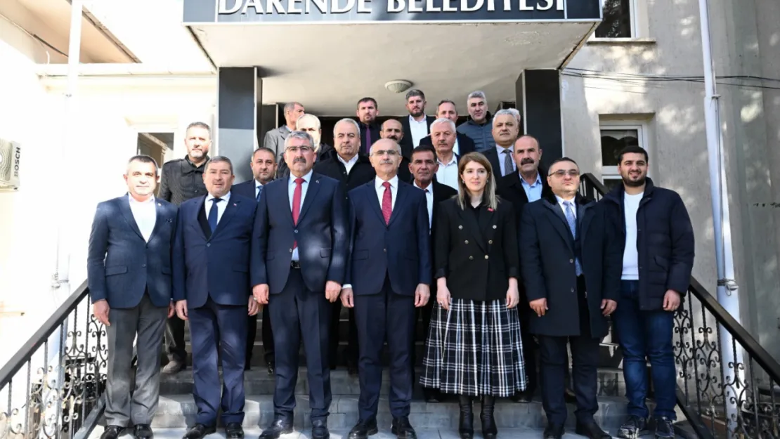 AK Parti Malatya Büyükşehir Belediye Başkan Adayı Sami Er, Darende İlçesinde Ziyaretlerde Bulundu