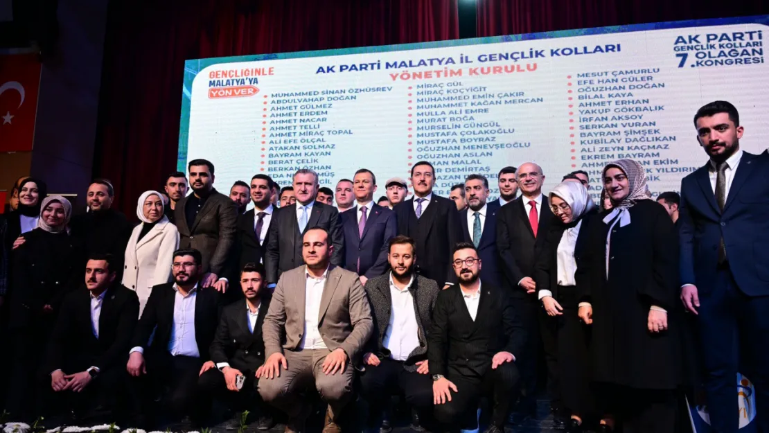 AK Parti Malatya Gençlik kolları İl Başkanı Sinan Özhüsrev güven tazeledi