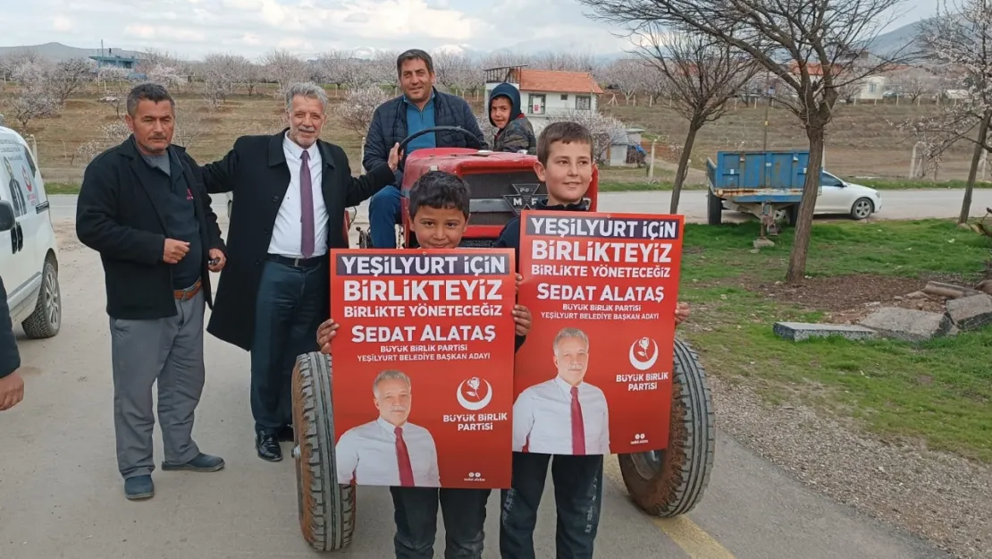 Alataş: 'Yeşilyurt İlçemizi yeniden ayağa kaldıracağız'