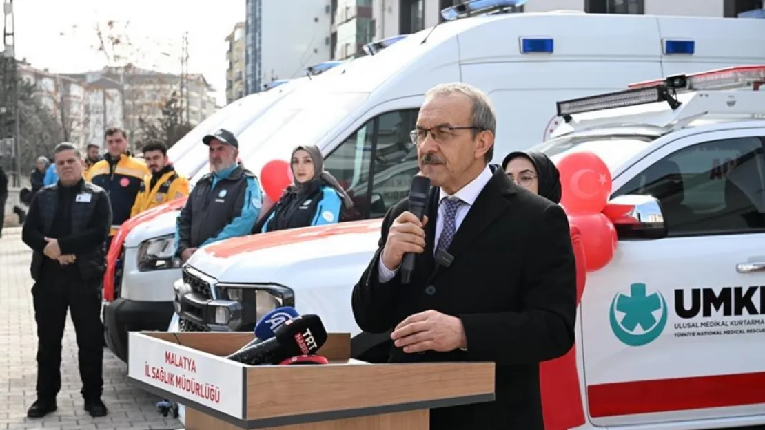 Ambulans ve Hizmet Araçlarının Anahtar Teslim Töreni Gerçekleştirildi