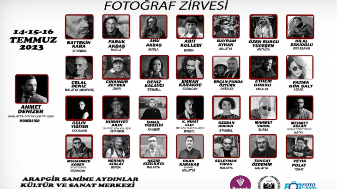 'Arapgir Fotoğrafçılar Zirvesi' Fotoğraf Sanatçılarını Ağırlayacak