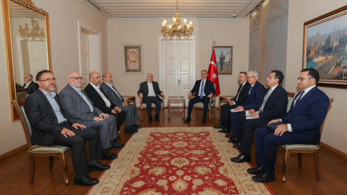 Bakan Fidan HAMAS heyetini kabul etti