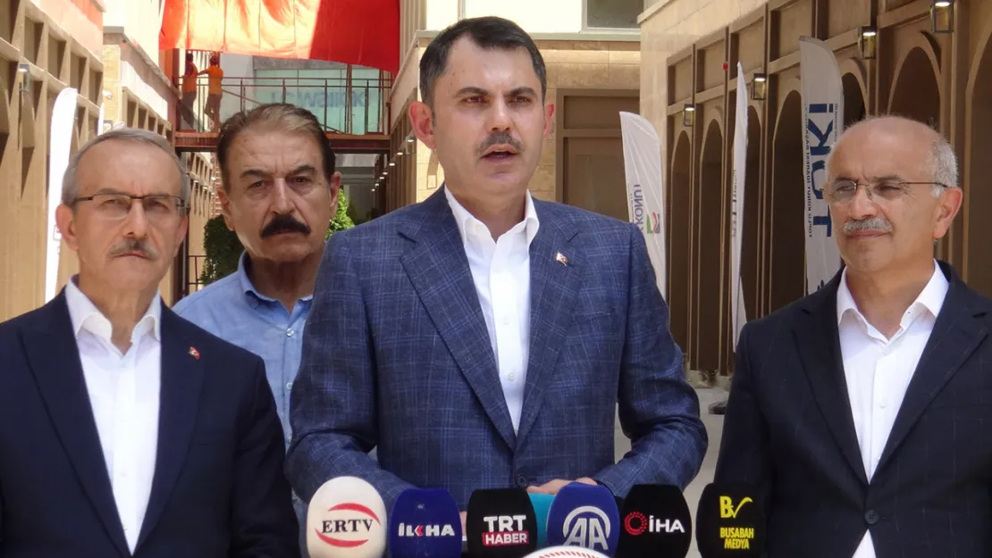 Bakan Kurum: 300 bininci konutun anahtarı Malatya'da teslim edilecek