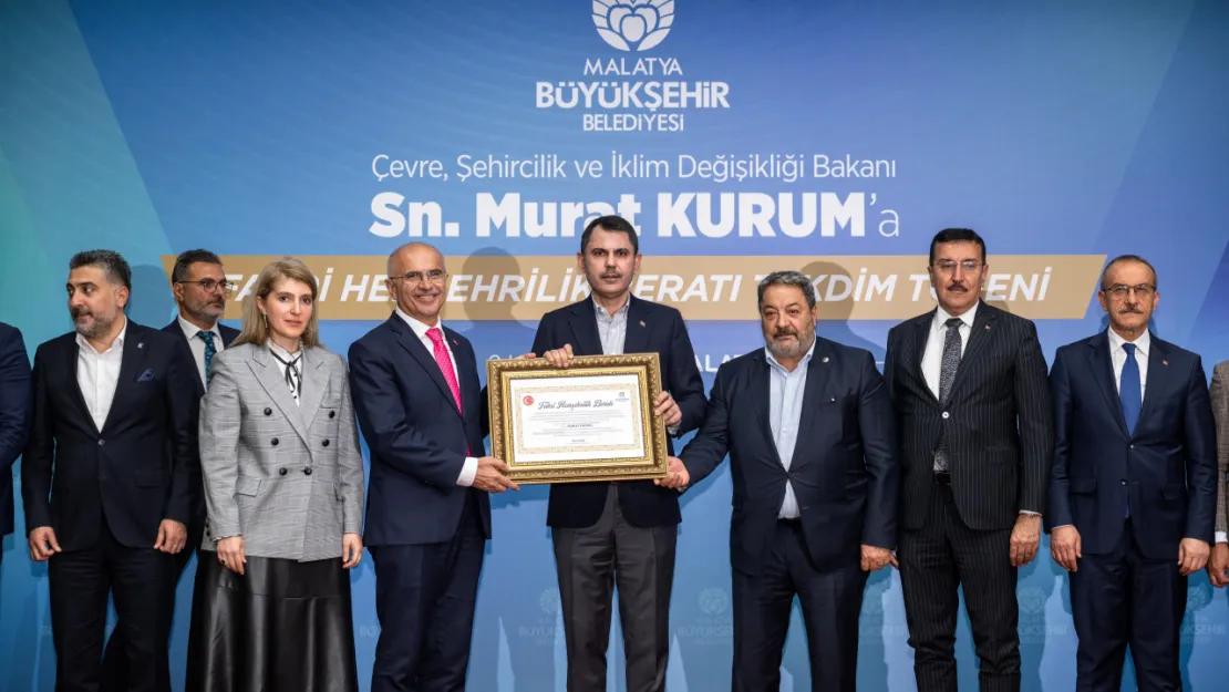 Bakan Kurum 'Bu Onuru Bize Layık Gören Malatyalılara, Çok Teşekkür Ediyorum'