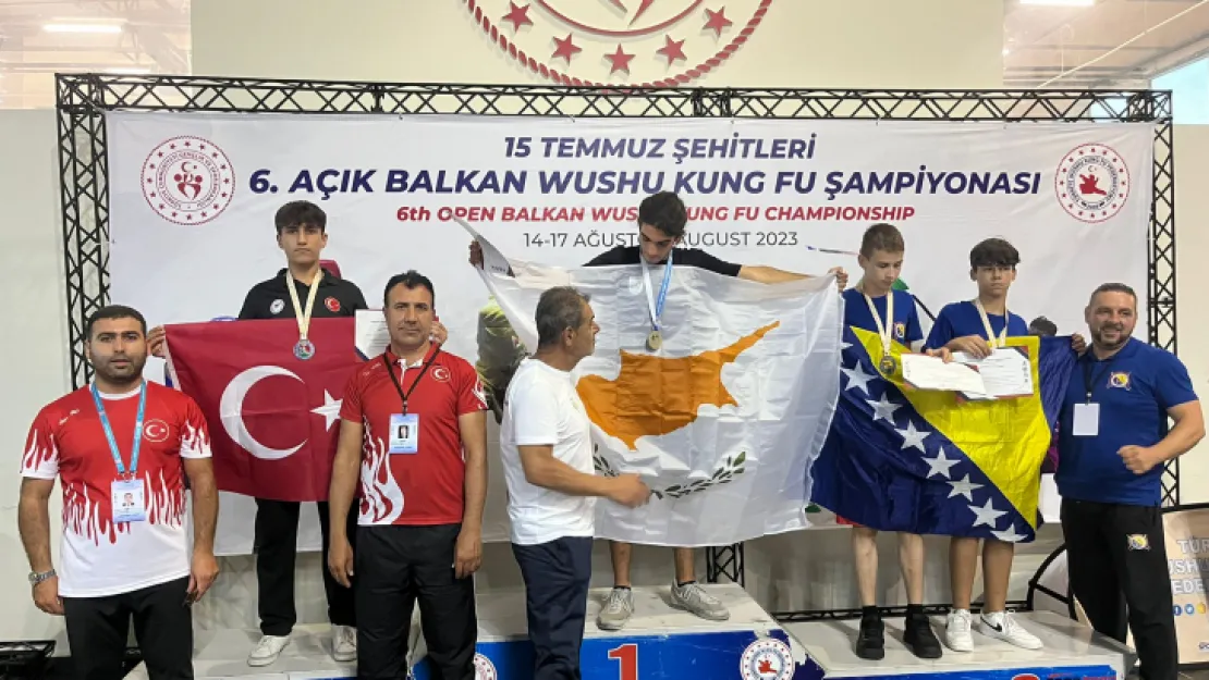 Balkan Wushu kungfu Şampiyonasında Malatyalı sporcular büyük başarı elde etti.