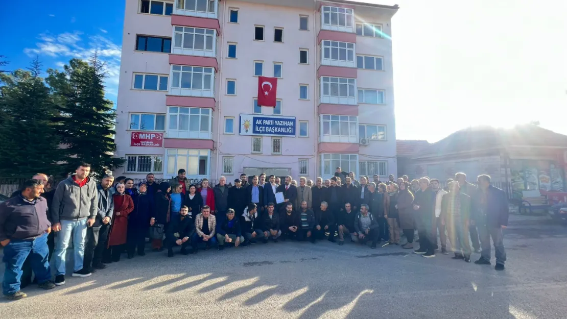 Başkan Akın Yazıhan Belediyesine Aday Adayı