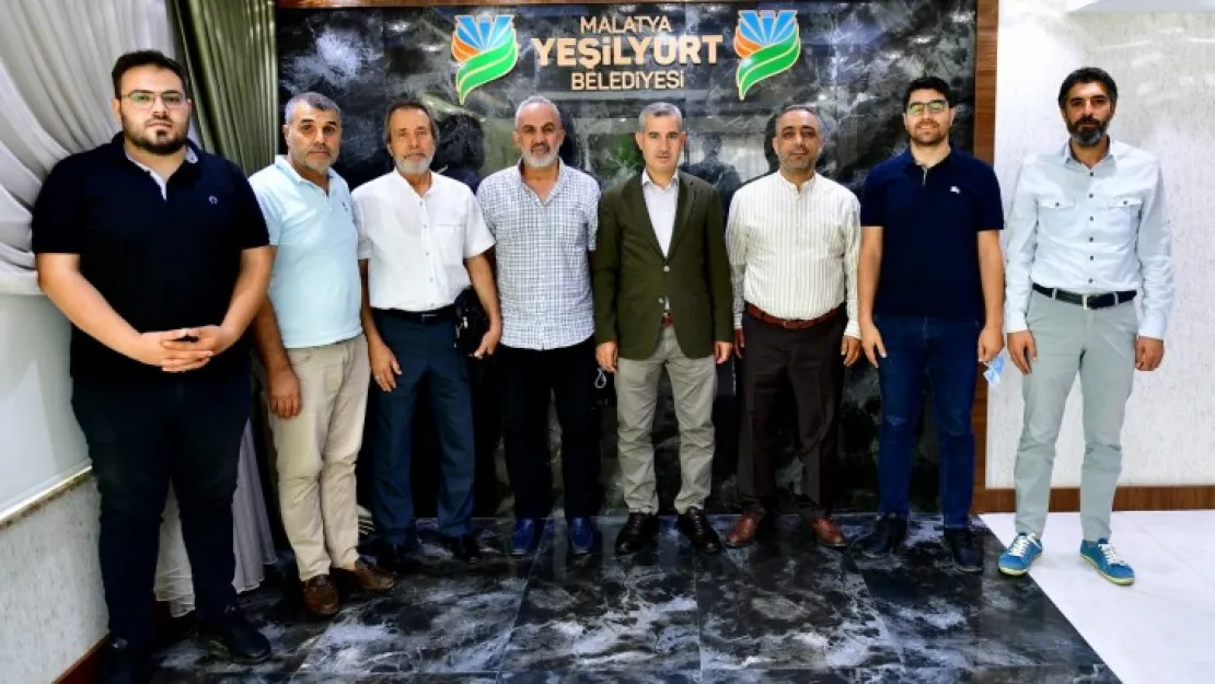 Başkan Çınar, Malatya Gazeteciler Ve Televizyoncular Cemiyeti Yönetimini Ağırladı