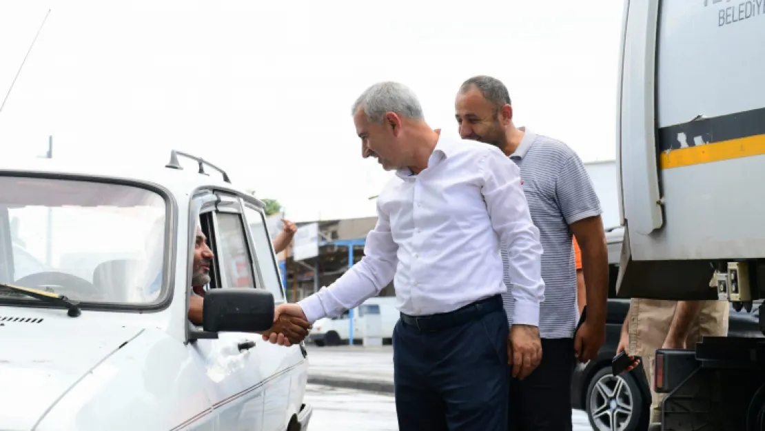 Başkan Çınar, Sanayi Sitesinde Gerçekleşen Temizlik Çalışmalarını İnceledi