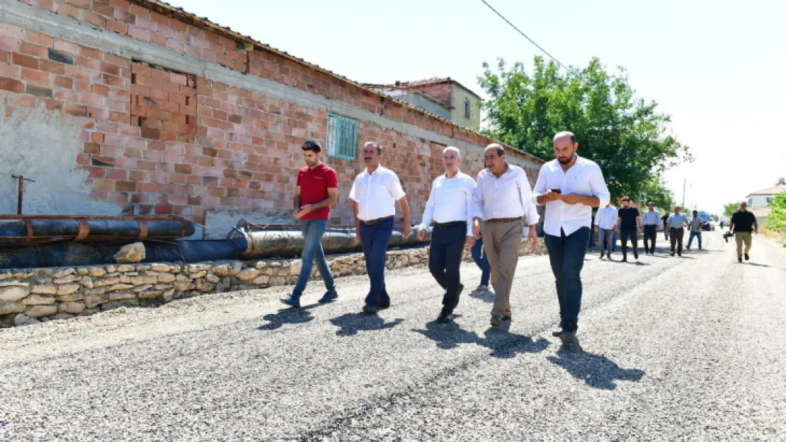 Başkan Çınar, Suluköy Mahallesindeki Yol Yenileme Hizmetlerini İnceledi