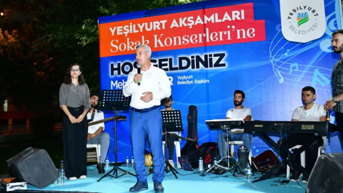 Başkan Çınar: Yeşilyurt Akşamları, Sokak Konserlerimizle Bir Başka Güzel