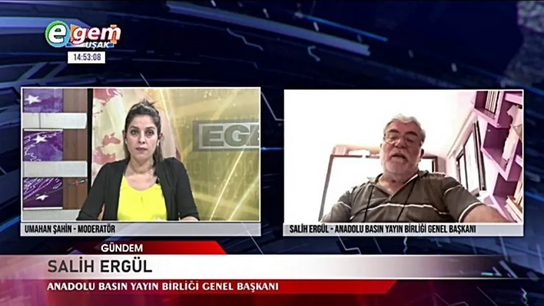 Başkan Ergül, Uşakegemtv'de Gündem Programına Konuk Oldu