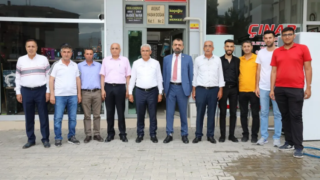 Başkan Güder'den Malatya Damızlık Koyun Keçi Yetiştiricileri Birliği'ne Hayırlı Olsun Ziyareti