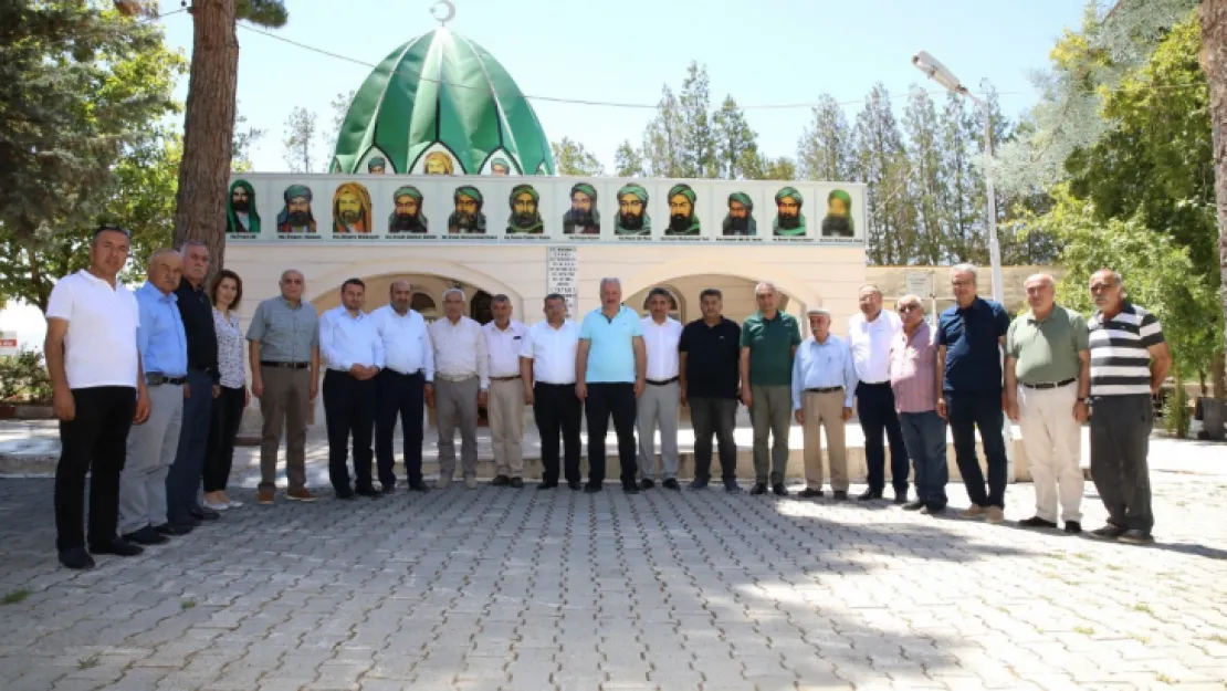 Başkan Güder'den Zeynel Abidin Türbesi Vakfına Muharrem Ayı Ziyareti