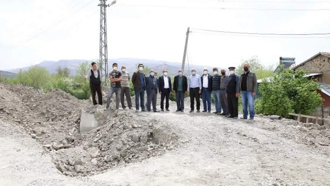 Başkan Güder, Orduzu'daki Alt Yapı Çalışmalarını İnceledi