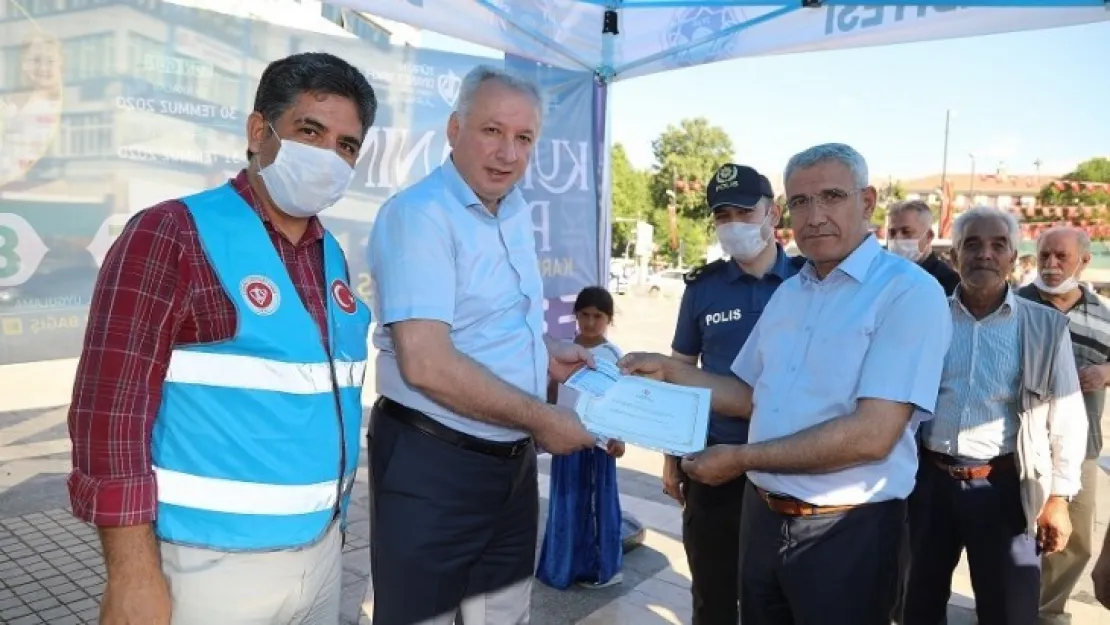 Başkan Güder, Tdv'ye Kurban Bağışında Bulundu