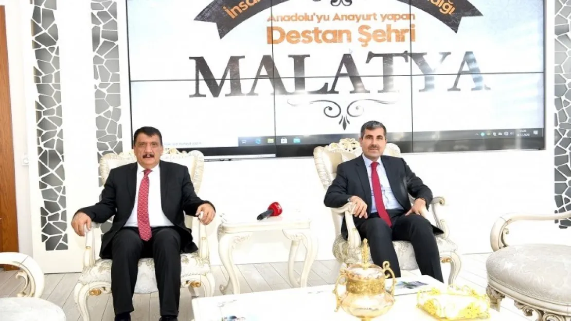 Başkan Gürkan, Muş Belediye Başkanı Asya'yı Malatya'da Ağırladı