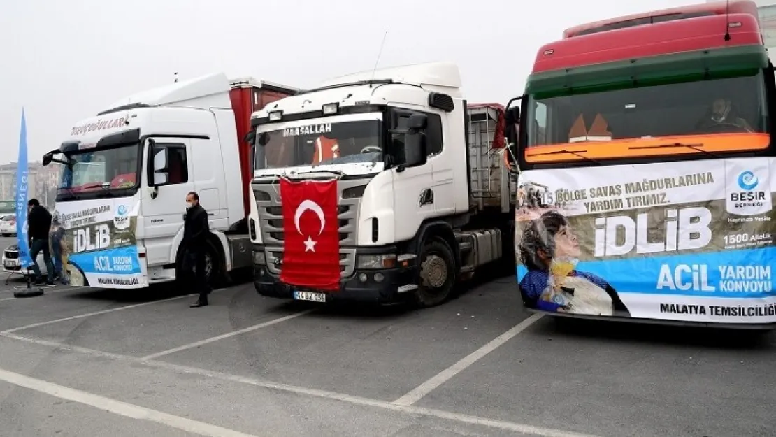 Başkan Gürkan, Yardım Tırlarının Uğurlama Törenine Katıldı