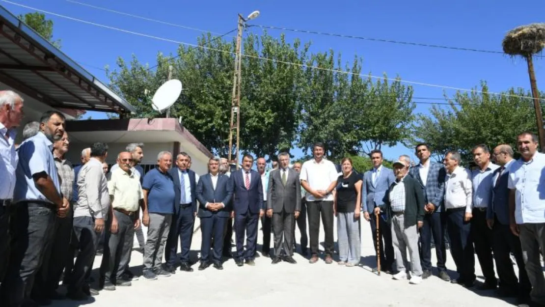 Başkan Gürkan Yazıhan'da incelemelerde bulundu