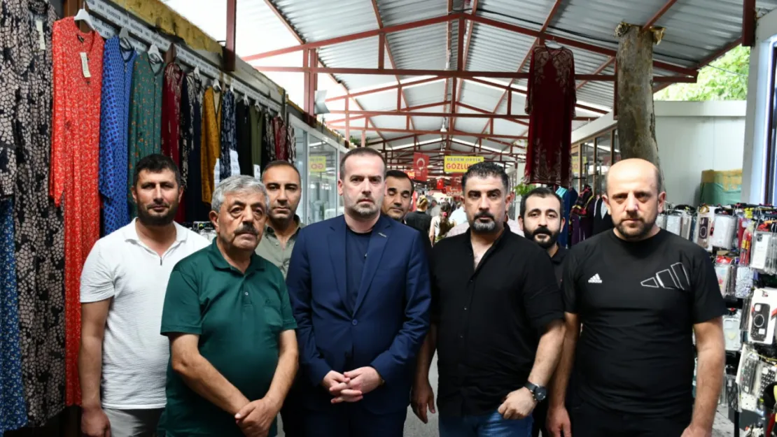 Başkan Karademir, 'Esnafımız  şehri terk etmedi, canla başla çalışıyor'