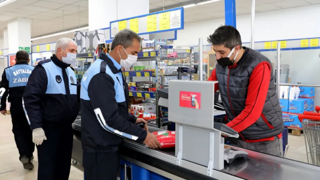 Battalgazi Belediyesi'nden Marketlere Fahiş Fiyat Denetimi