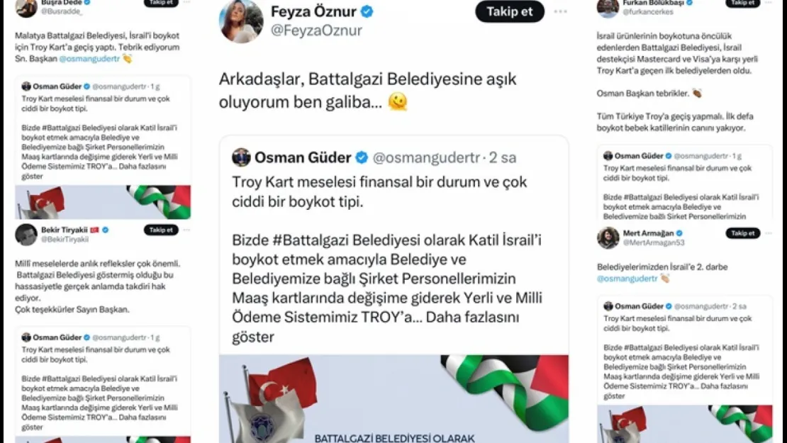 Battalgazi Belediyesi'nin Başlattığı Boykot Sosyal Medyada Büyük İlgi Gördü