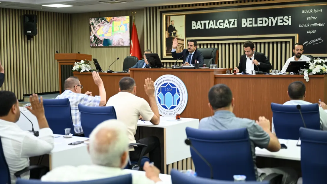 Battalgazi Belediyesi Temmuz Ayı Olağan Toplantısını Tamamladı