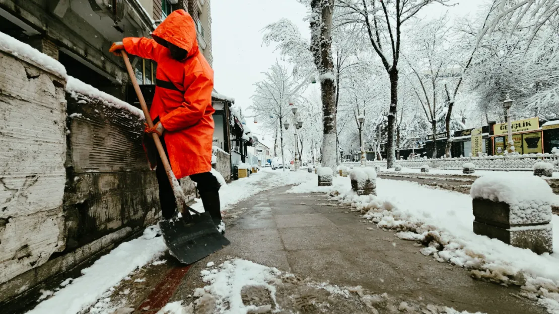 Battalgazi'de Kar Alarmı