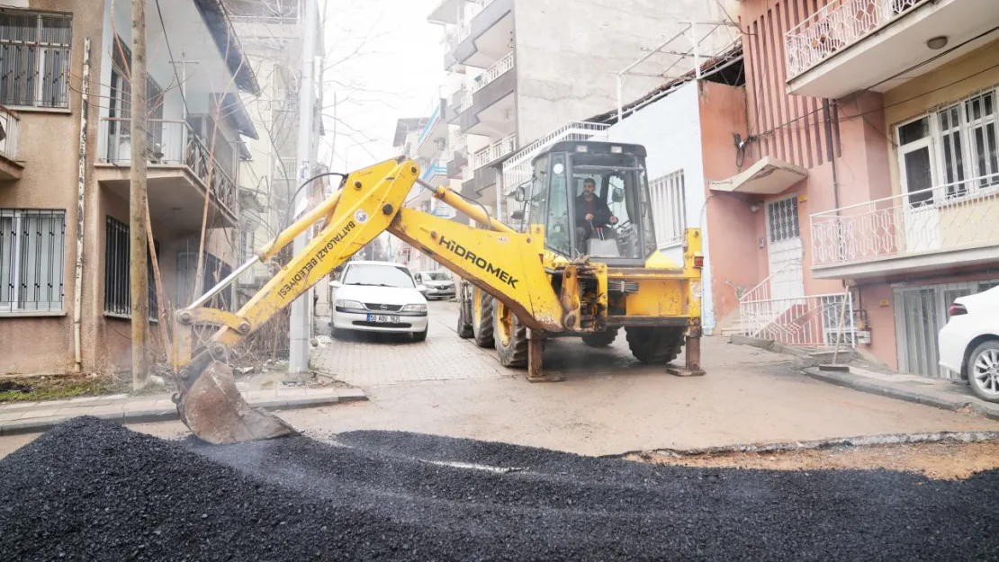 Battalgazi'de Konforlu Ulaşım İçin Asfalt Çalışması