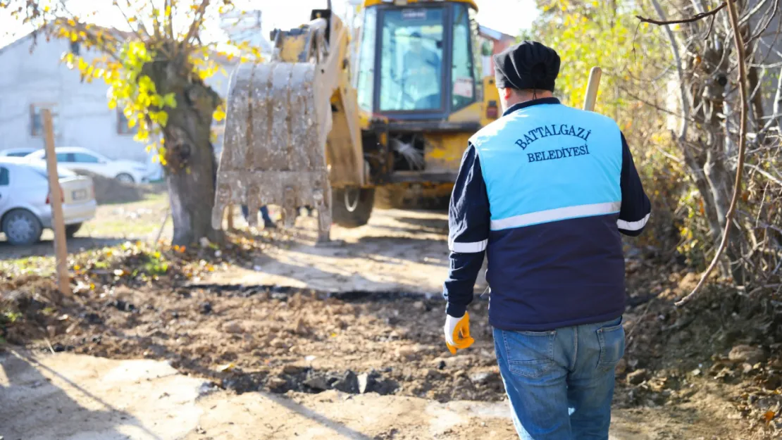 Battalgazi'de Yol Yapım Çalışmalarına Tam Gaz Devam