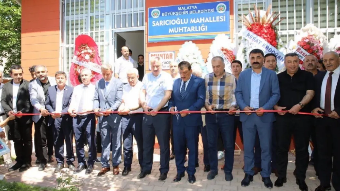 Battalgazi'deki Muhtar Evi Hizmete Girdi