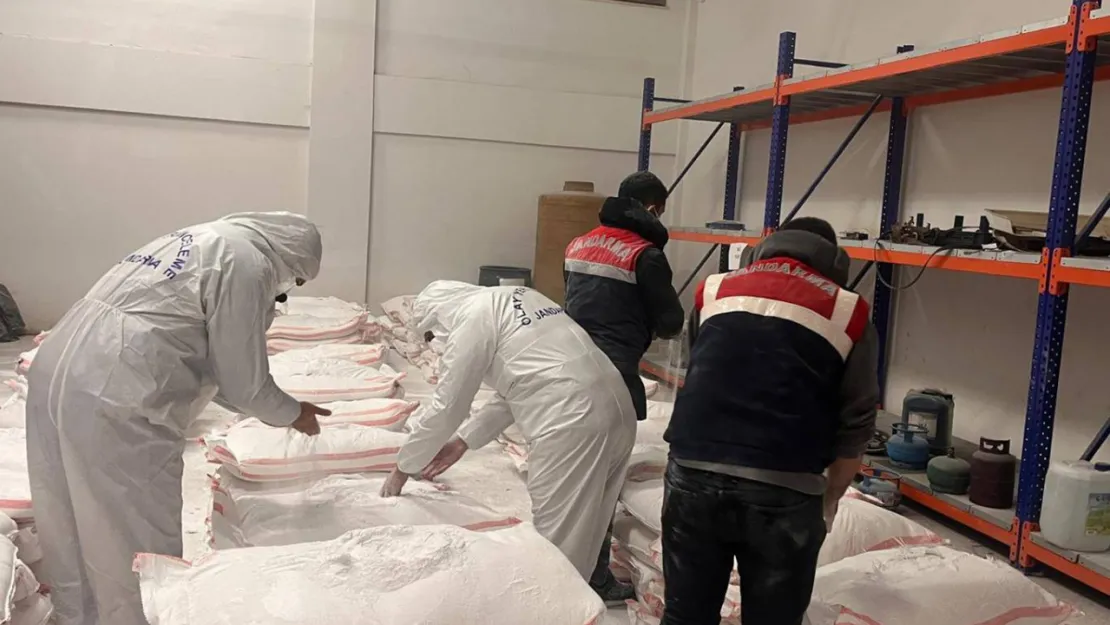 Bebek pudrası çuvallarında 250 kilogram metamfetamin ele geçirildi